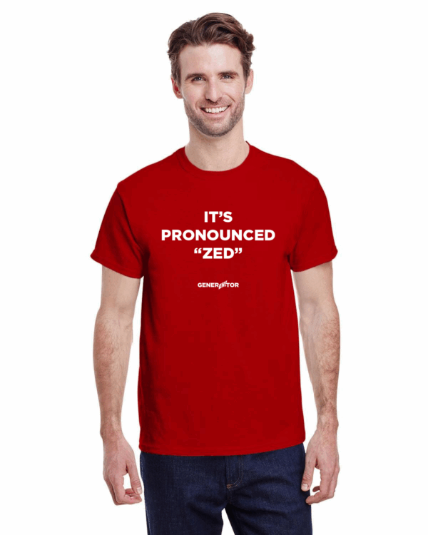Men's T-Shirt - It's Pronounced "Zed" - Image 2
