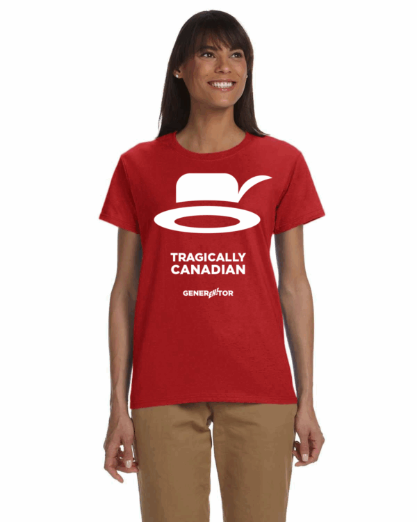 Women's T-Shirt - Tragically Canadian - Image 2