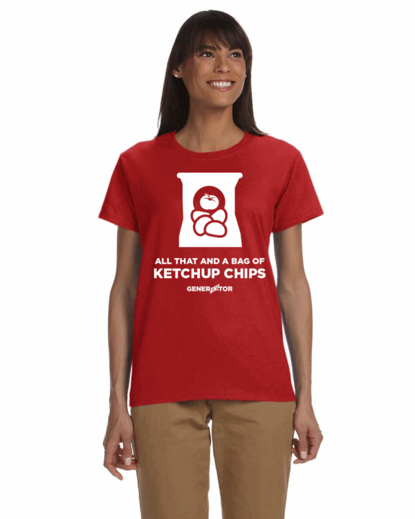 Women's T-Shirt - Ketchup Chips - Image 2